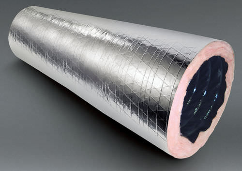 Isolamento termoacústico - ECOTOUCH® - QuietZone - em fibra de vidro / em rolo / para duto de HVAC