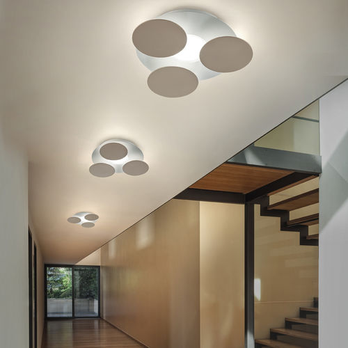 Plafon contemporâneo - NUVOLA - BRAGA F.LLI s.n.c. - redondo / metálico / de LED