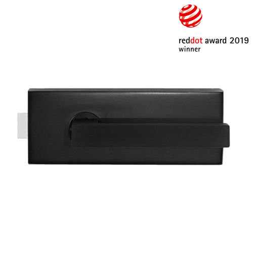 Fechadura mecânica - EGS360Q 83 - Karcher Design - com pega / para porta de vidro / de 1 ponto
