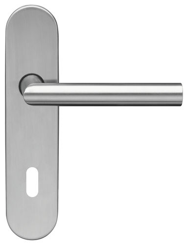Maçaneta para porta - EL28 - Karcher Design - em aço inoxidável / contemporânea