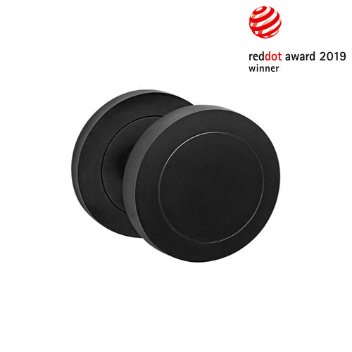 Puxador de porta tipo botão contemporâneo - EK530 83 - Karcher Design - em aço inoxidável laqueado