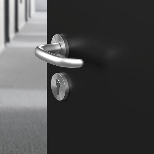 Maçaneta para porta - Elba EPRO 22 - Karcher Design - em aço inoxidável / contemporânea / da linha comercial