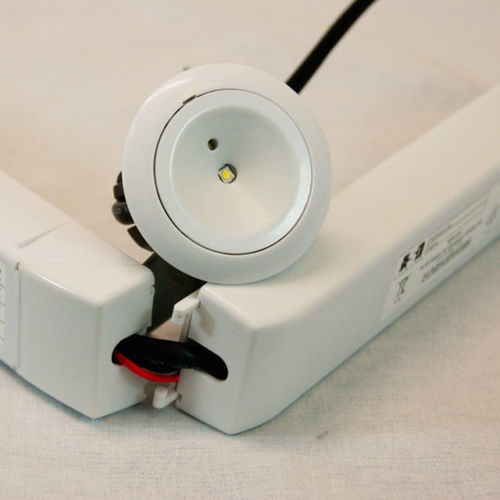 Iluminação de emergência de teto - ONE SOLO - ASD Lighting - de embutir / redonda / de LED