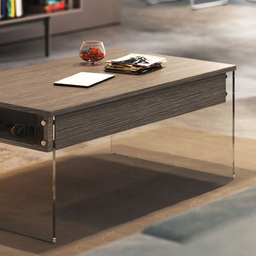 Mesa de centro contemporânea - SMART  - Styloffice S.p.a. - em madeira / metálica / com base metálica