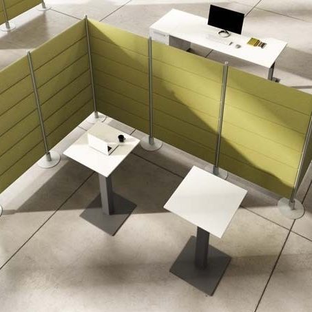 Mesa de computador. de piso - GLAM G1 - Styloffice S.p.a. - contemporânea / reta / com base metálica