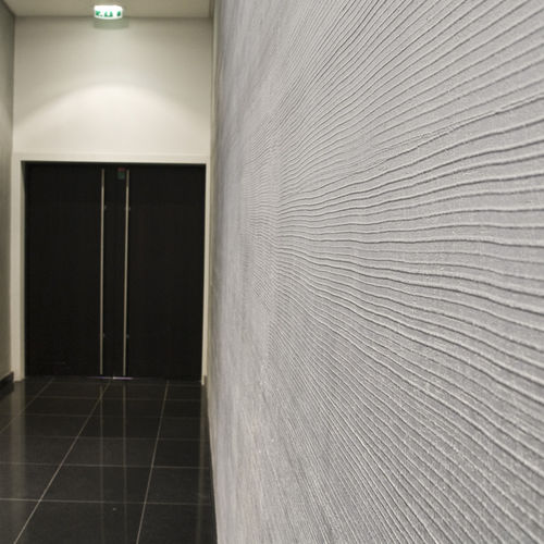 Argamassa decorativa - PIERRE STRIÉE - Signature Murale - para ambiente interno / para parede / de gesso