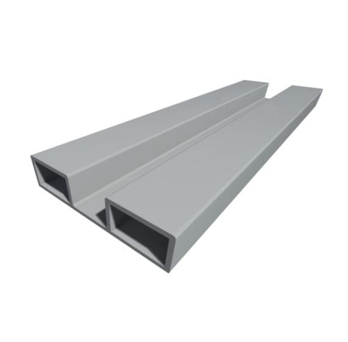 Perfil em alumínio - 4900-PEGA-MBA-4328/127 - PESPA ALUMIN - retangular / para usina de energia fotovoltaica