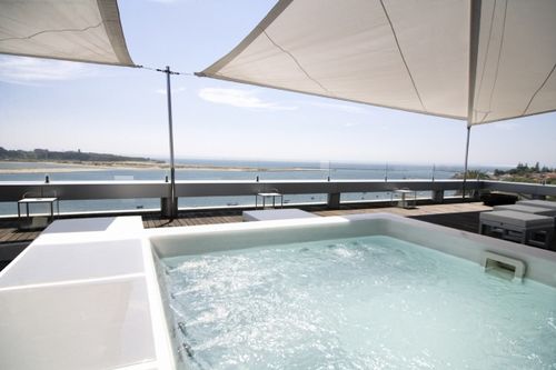 Spa acima do piso - LOUNGE CONCEPT III - Portcril,SA - retangular / de 5 lugares / da linha residencial