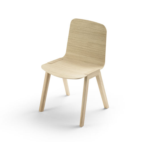 Cadeira contemporânea - HELDU - Alki - para ambiente interno / em tecido / em couro
