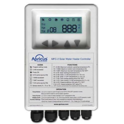 Controlador de carga solar para aplicações térmicas - MFC-2  - APRICUS