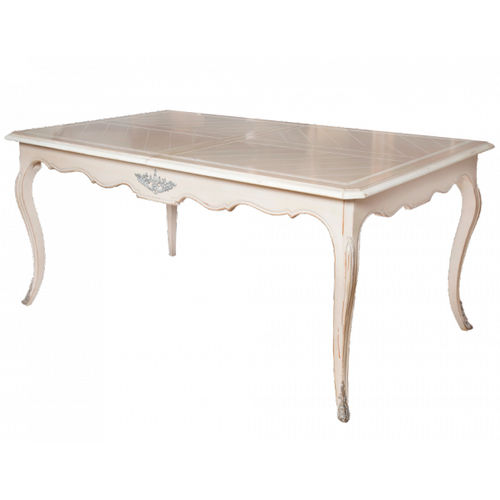 Mesa de jantar de estilo Luís XV - CHEVERNY : 37004  - LABARERE - em madeira laqueada / retangular / extensível