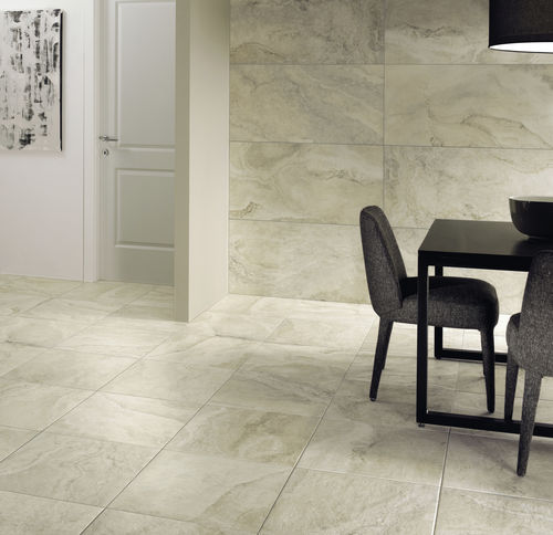 Placas de revestimento em grés porcelanato - DARWIN : FLOREANA - Century - polida / para ambiente interno / de piso