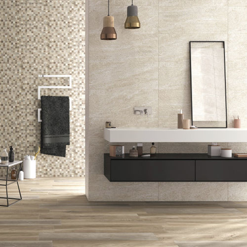Placas de revestimento em grés porcelanato - LITHOS : LIAS - Naxos - polida / para ambiente interno / de parede