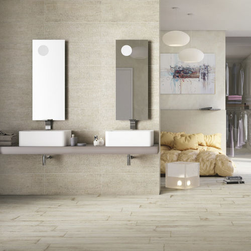 Placas de revestimento em grés porcelanato - MAKER : HEMP - Naxos - fosca / para ambiente interno / de parede