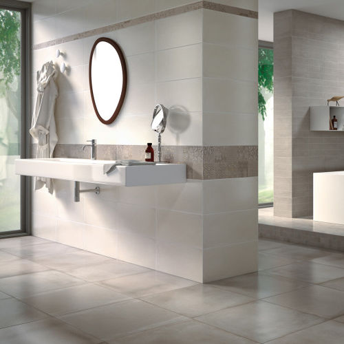 Placas de revestimento em grés porcelanato - ARGILLE : NOGAL - Naxos - fosca / para banheiro / de piso