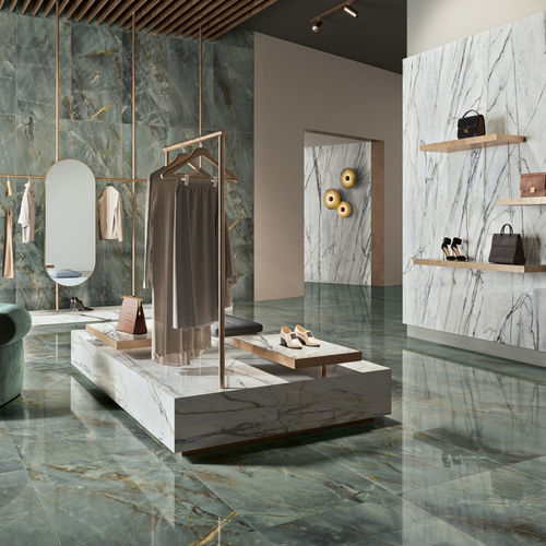 Placas de revestimento em grés porcelanato - SERENADE - Naxos - polida / brilhante / para ambiente interno