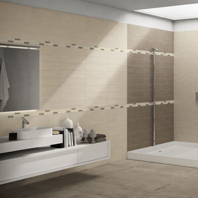 Placas de revestimento em grés porcelanato - START : PLASTER - Naxos - fosca / para banheiro / de piso