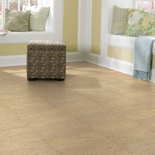 Revestimento de piso em cortiça natural - WIDE TILE : MAYORCA - US FLOOR - para o setor terciário / residencial / em placas