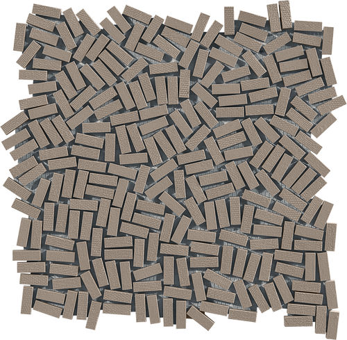 Pastilhas em grés porcelanato - CLAY - Mosaico + - para ambiente interno / de piso / retangular