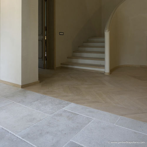 Placas de revestimento em pedra natural - CONCRETE  - PIETRE DI RAPOLANO PDR SRL - em mármore / escovada / para ambiente interno