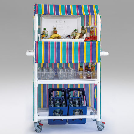 Carrinho para bebidas - IC 50 - RCN Medizin- und Rehatechnik - da linha comercial / em material plástico / em tecido