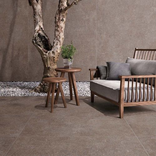 Placas de revestimento em grés porcelanato - NATIVE - ABK - em porcelana / em granito / em pórfiro