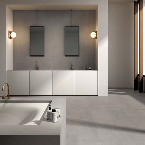 Placas de revestimento em grés porcelanato - CROSSROAD CHALK - ABK - com acabamento natural / para ambiente interno / para banheiro
