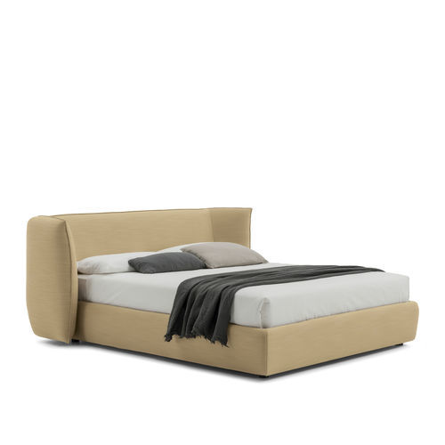 Cama de casal - Jill - Bolzan Srl-Società Benefit - contemporânea / estofada / com cabeceira