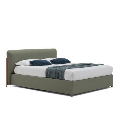 Cama de casal - Flag - Bolzan Srl-Società Benefit - contemporânea / estofada / com cabeceira