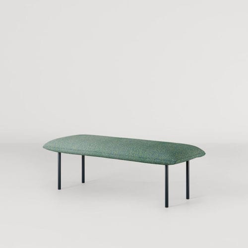 Banco estofado contemporâneo - JILL BENCH  - Bolzan Srl-Società Benefit - em tecido / com base metálica / contract