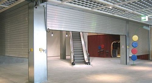 Porta metálica de enrolar - AQUISO® T30 / E12 30 - Jansen Tore GmbH & Co. KG