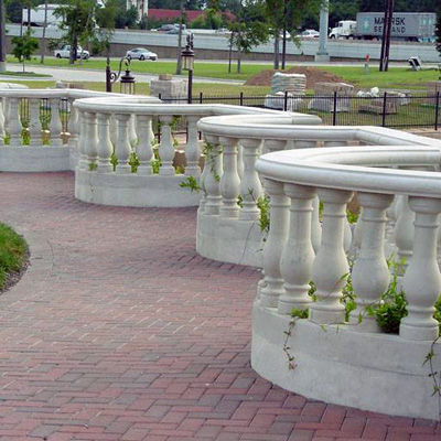 Guarda-corpo em pedra - CAST STONE - The Stromberg Group - para ambiente externo / para sacada / para varanda