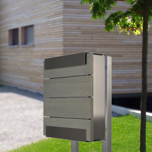 Caixa de correio de parede - GLASNOST.WOOD.GREY - keilbach design and products - de instalação livre / individual