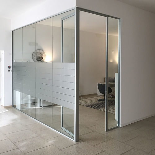 Perfil para porta - LEONARDO - GFS Design - para parede divisória / para parede / para divisória de vidro