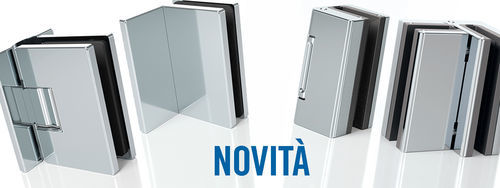 Dobradiça hidráulica - Cataloghi - GFS Design - para porta de vidro / para porta de abrir / metálica