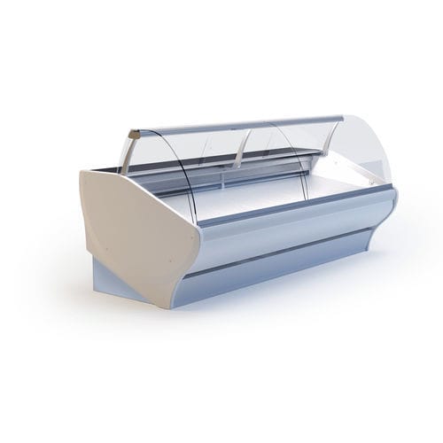 Vitrina refrigerada tipo balcão - BASIA NEO - IGLOO - para loja / em aço inoxidável / de alumínio