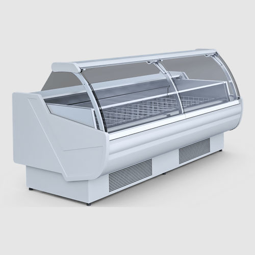 Vitrina refrigerada tipo balcão - SANTIAGO M - IGLOO - para loja / em aço inoxidável / de alumínio