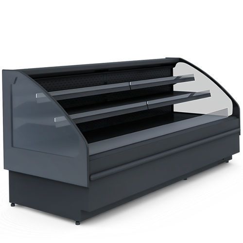 Vitrina refrigerada de estante - PROXIMA SLIM OPEN MOD C - IGLOO - para loja / em aço inoxidável / preta