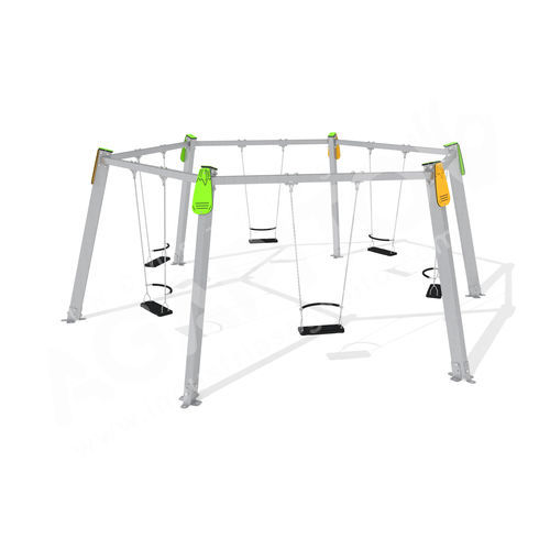 Balanço metálico - R4170  - Industrias Agapito - para playground / múltiplo