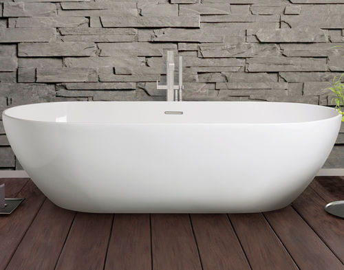 Banheira oval - ACCESS 33 - AQUAdesign - freestanding / em compósito / em acrílico