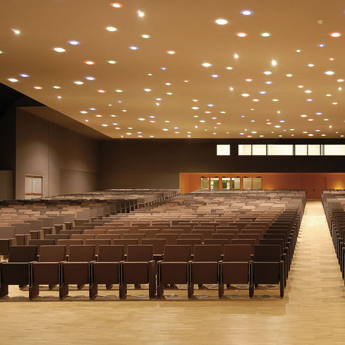 Poltrona de auditório contemporânea - M100  - Lamm srl - em espuma de poliuretano / dobrável / da linha comercial