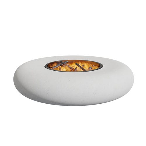 Braseiro de jardim a lenha - LANDSCAPES: FIRE PLACE XL - A Amop Synergies - em aço / em concreto