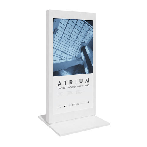 Totem de sinalização - COLLECTIONS: PLANO CUBICA TOTEM 6 - A Amop Synergies - publicitário / para espaço público