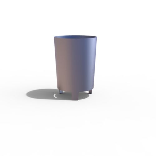 Lixeira pública - LUGARCOMUM: STEEL PAPER BIN L - A Amop Synergies - em aço / sem tampa / contemporânea