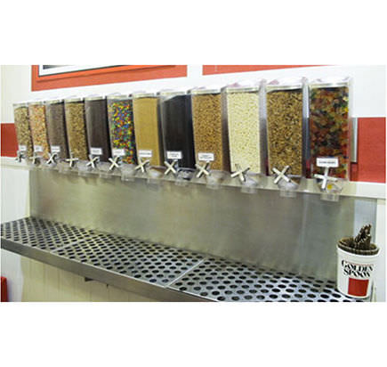 Dispenser de alimentos secos de bancada - EZP2883 - Rosseto Serving Solutions - para bar / para hospital / para hotel