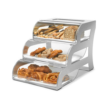 Expositor para o setor alimentar - BK010 - Rosseto Serving Solutions - de bancada / em madeira / para confeitaria
