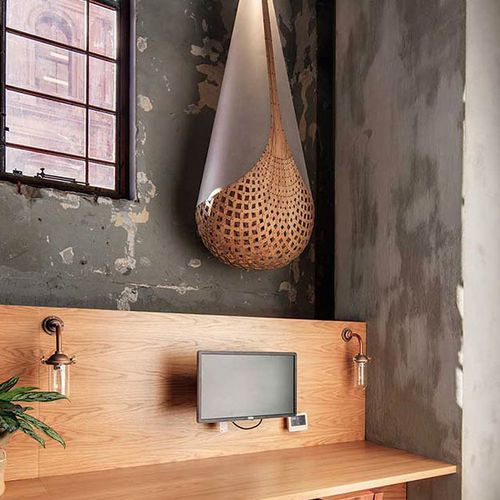 Pendente - BASKET - David Trubridge Design - em bambu / em compensado / em material plástico