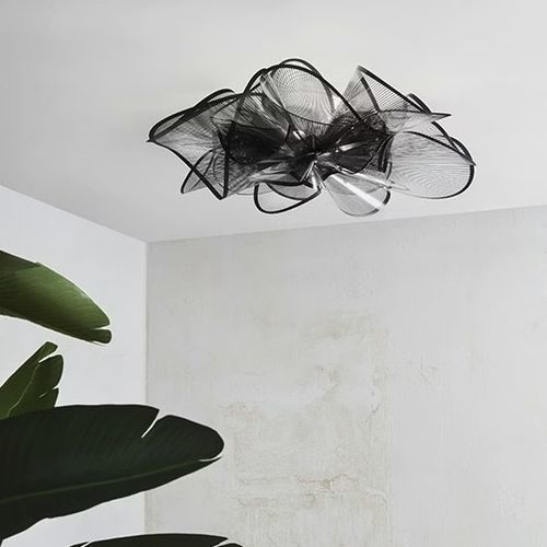 Plafon contemporâneo - LA BELLE ETOILE - Slamp - redondo / escultura / em Cristalflex®