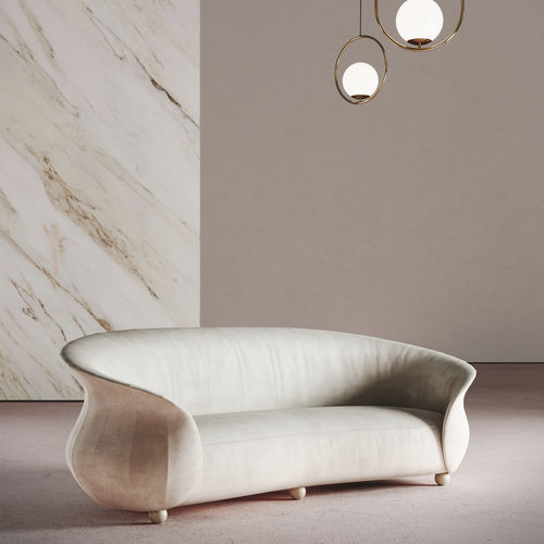 Sofá contemporâneo - VERONA - DESFORMA - em tecido / em couro / da linha comercial