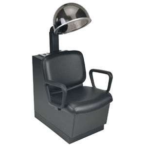 Poltrona de cabeleireiro em couro - D222  - Interstate Design Industries - com capacete secador de cabelo / da linha comercial